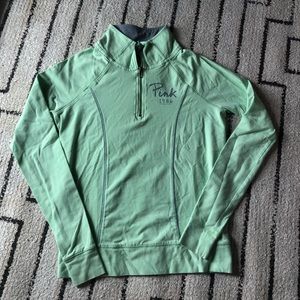 Pink Victoria’s Secret 1/4 zip sweatshirt